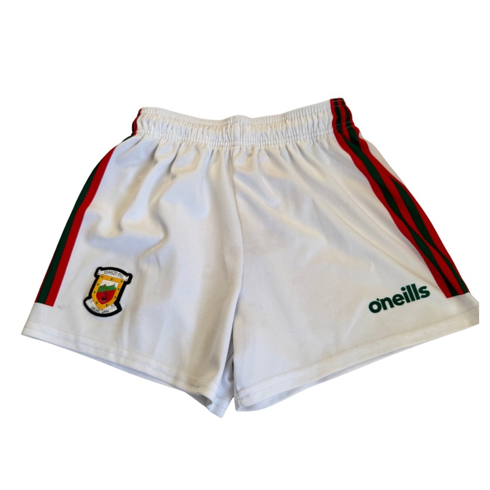 O'Neills Mayo GAA Kid’s (Age 13) Home Shorts